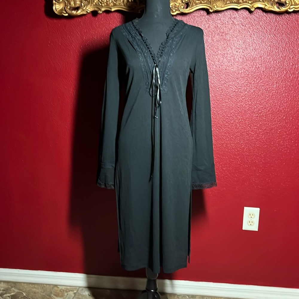 Black sheer express tunic size small